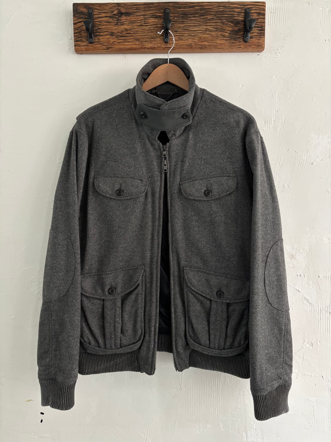 Armani Exchange 아르마니 익스체인지 그레이 울-캐시미어 혼방 상품이미지7