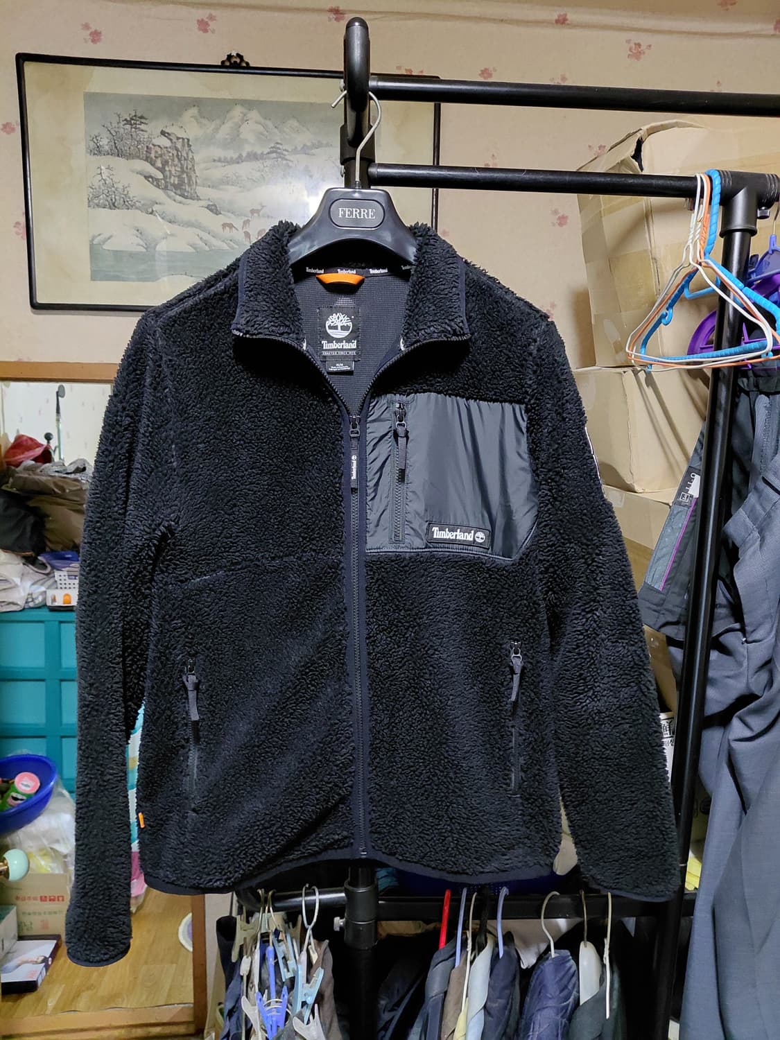 [팀버랜드]후리스 풀 집업 자켓 M(100)사이즈 상품이미지3