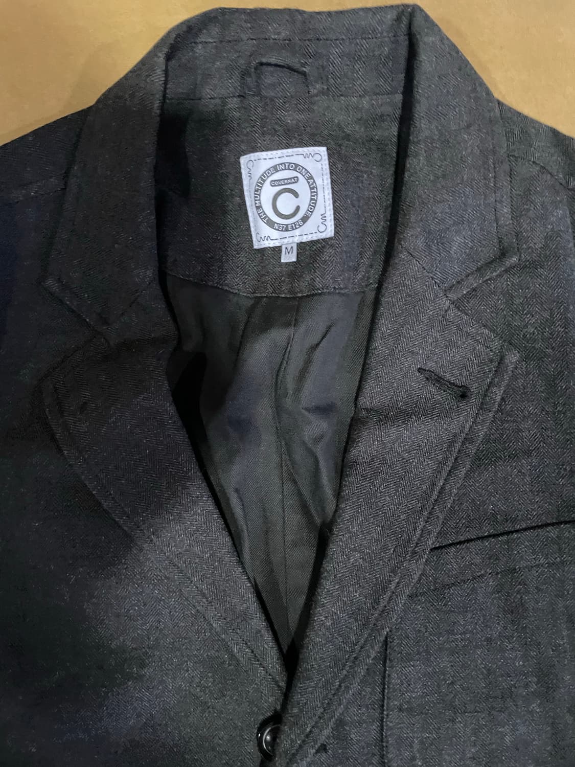 커버낫 헤링본 셋업 자켓 M 95-100 상품이미지2