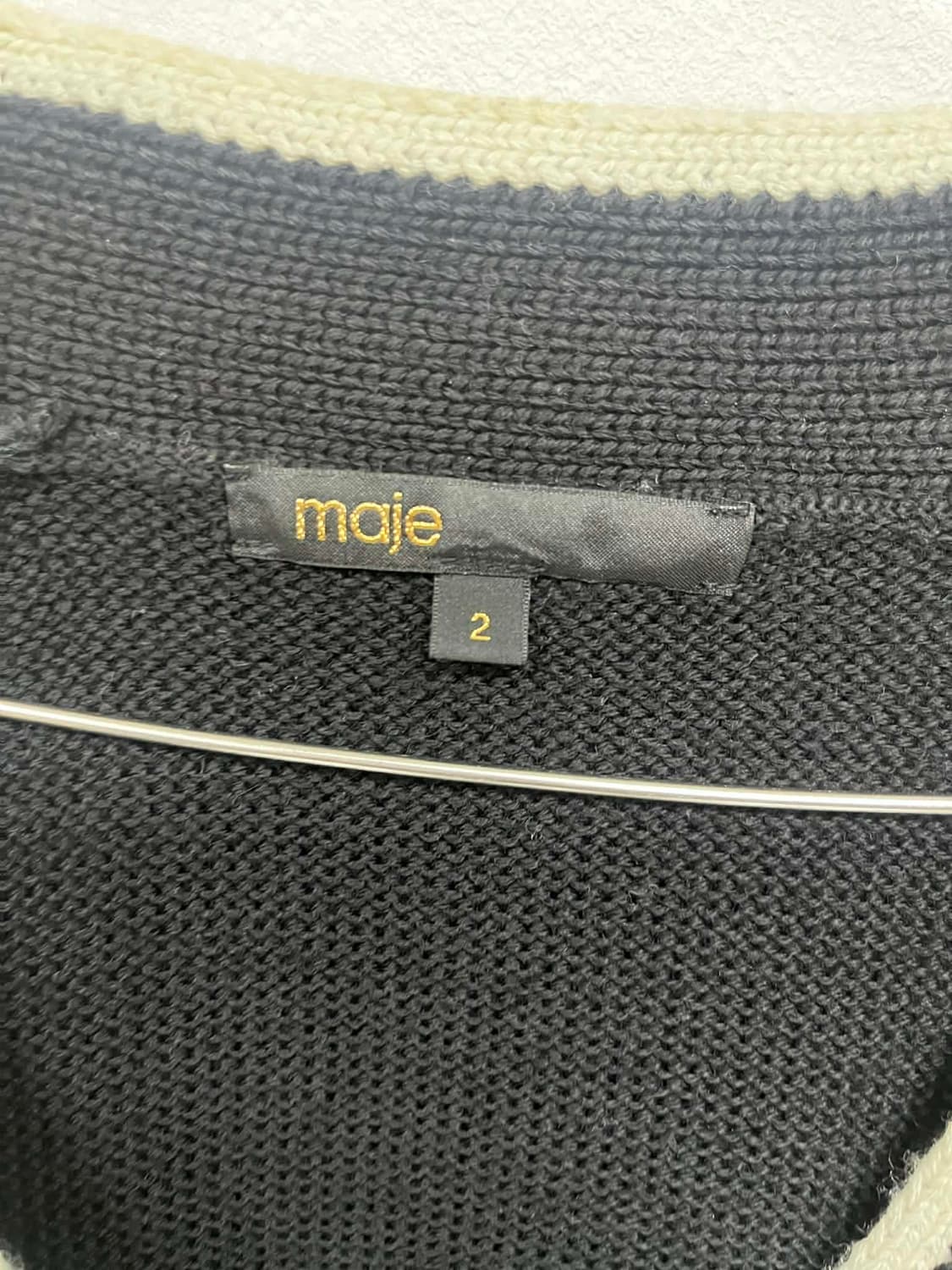 [2] 마쥬 플레이드 체크 울 니트 가디건 상품이미지4