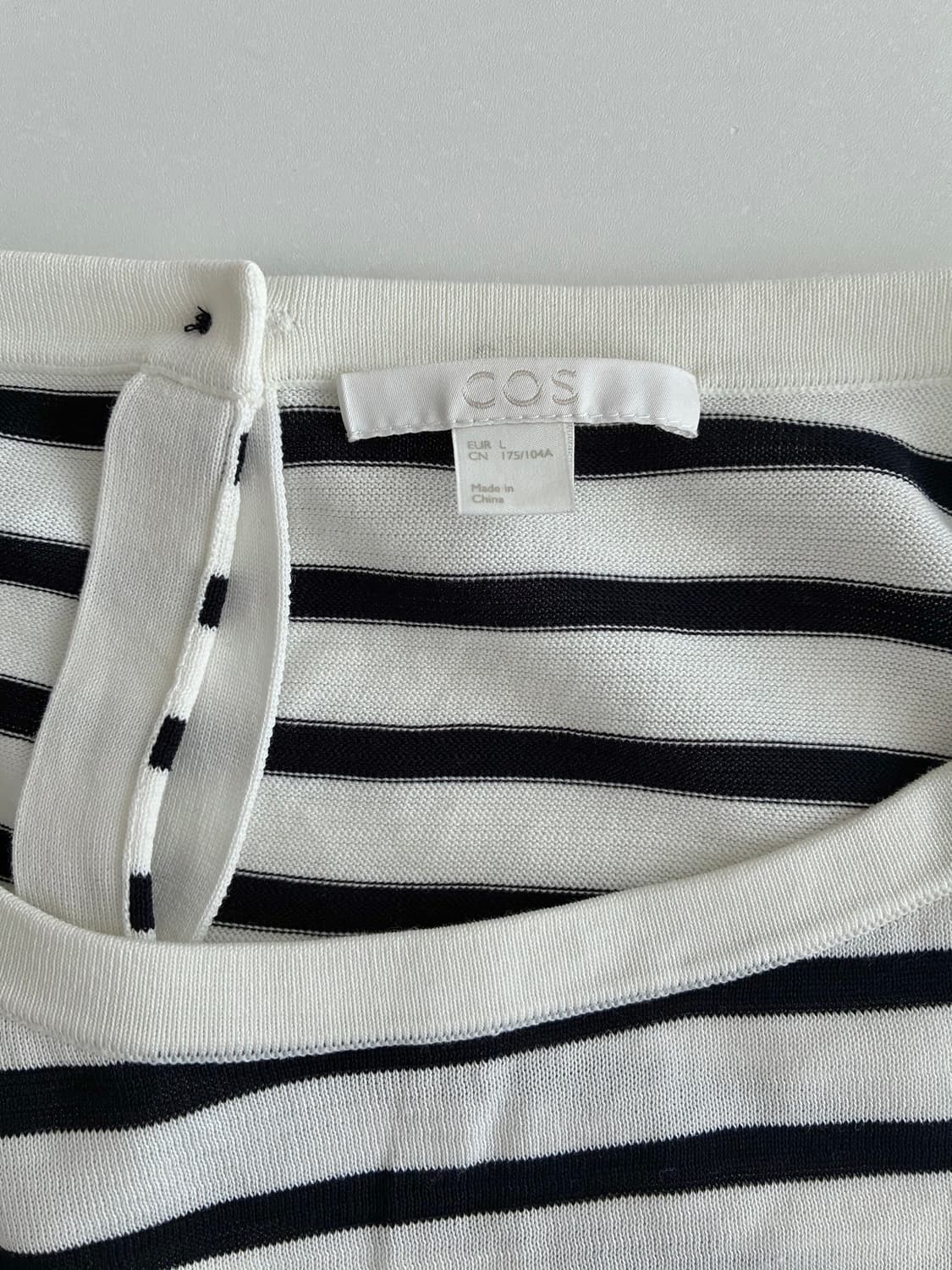 L) 코스 COS 실크 레이어드 스트라이프 니트 상품이미지5