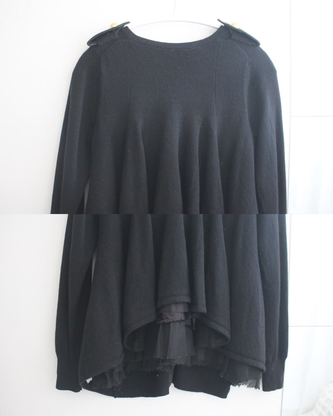 sacai back prill wool cardigan 상품이미지4
