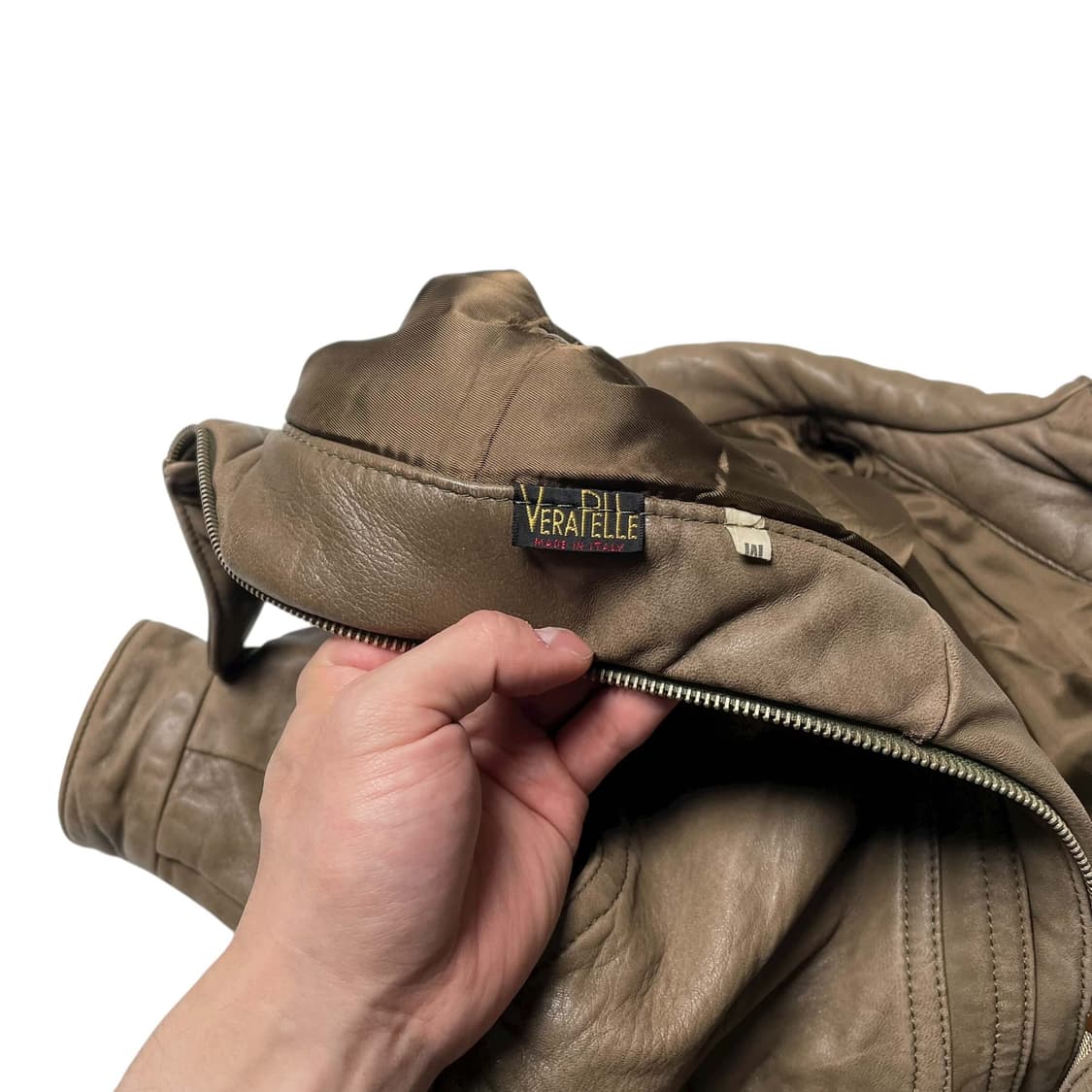 멀티포켓 레더 봄버 (italy made) 상품이미지10