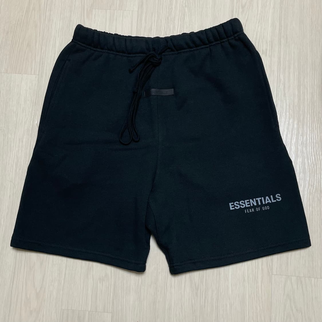 피어오브갓 에센셜 블랙 기모 반바지 XS 상품이미지2