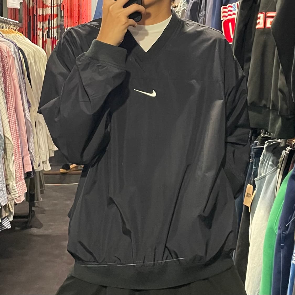[IM] nike 미드스우시  블랙 웜업 상품이미지3
