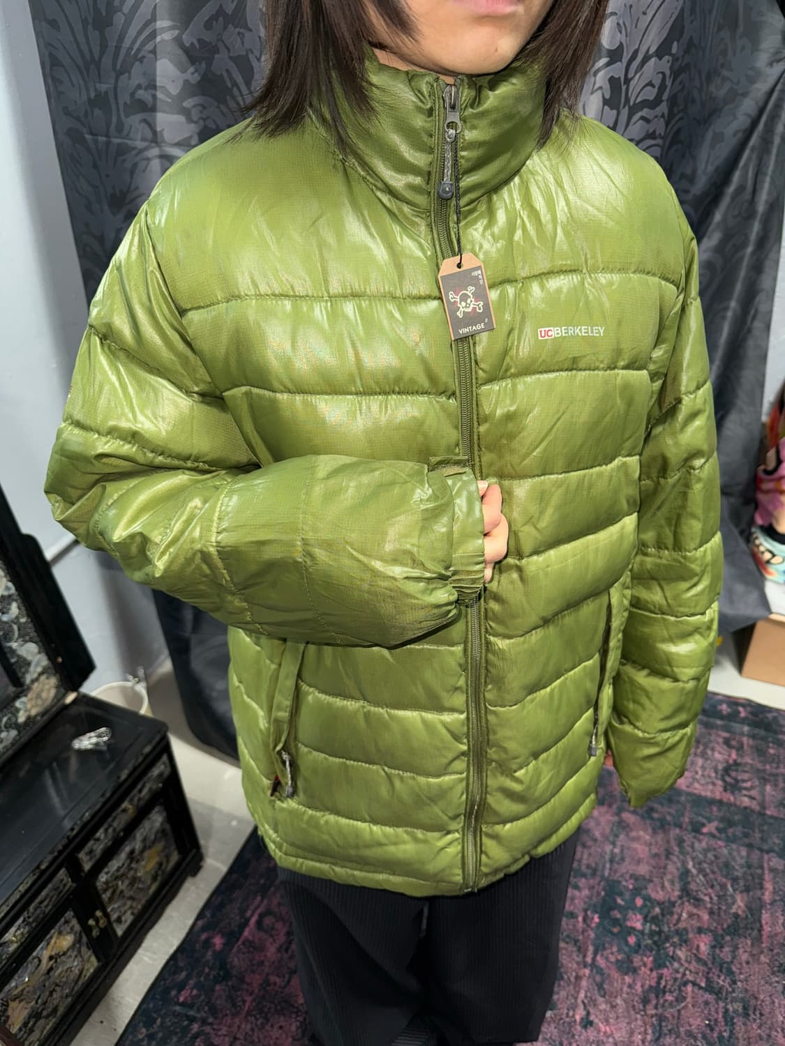 UC BERKELEY 올리브 패딩 상품이미지1