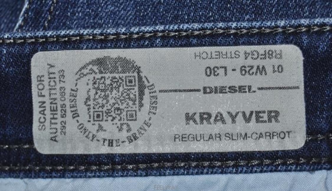디젤(KRAYVER)/남성레귤러슬림핏청바지(허리29~30) 상품이미지7