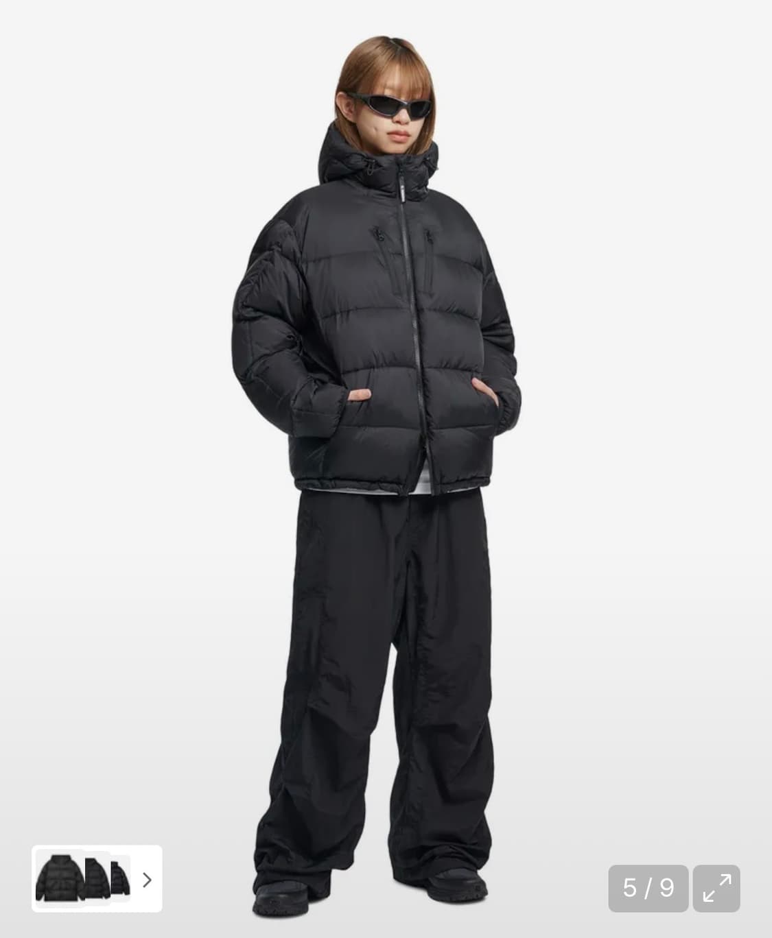 노매뉴얼 EMBER HOODED DUCK DOWN-BLACK 상품이미지1