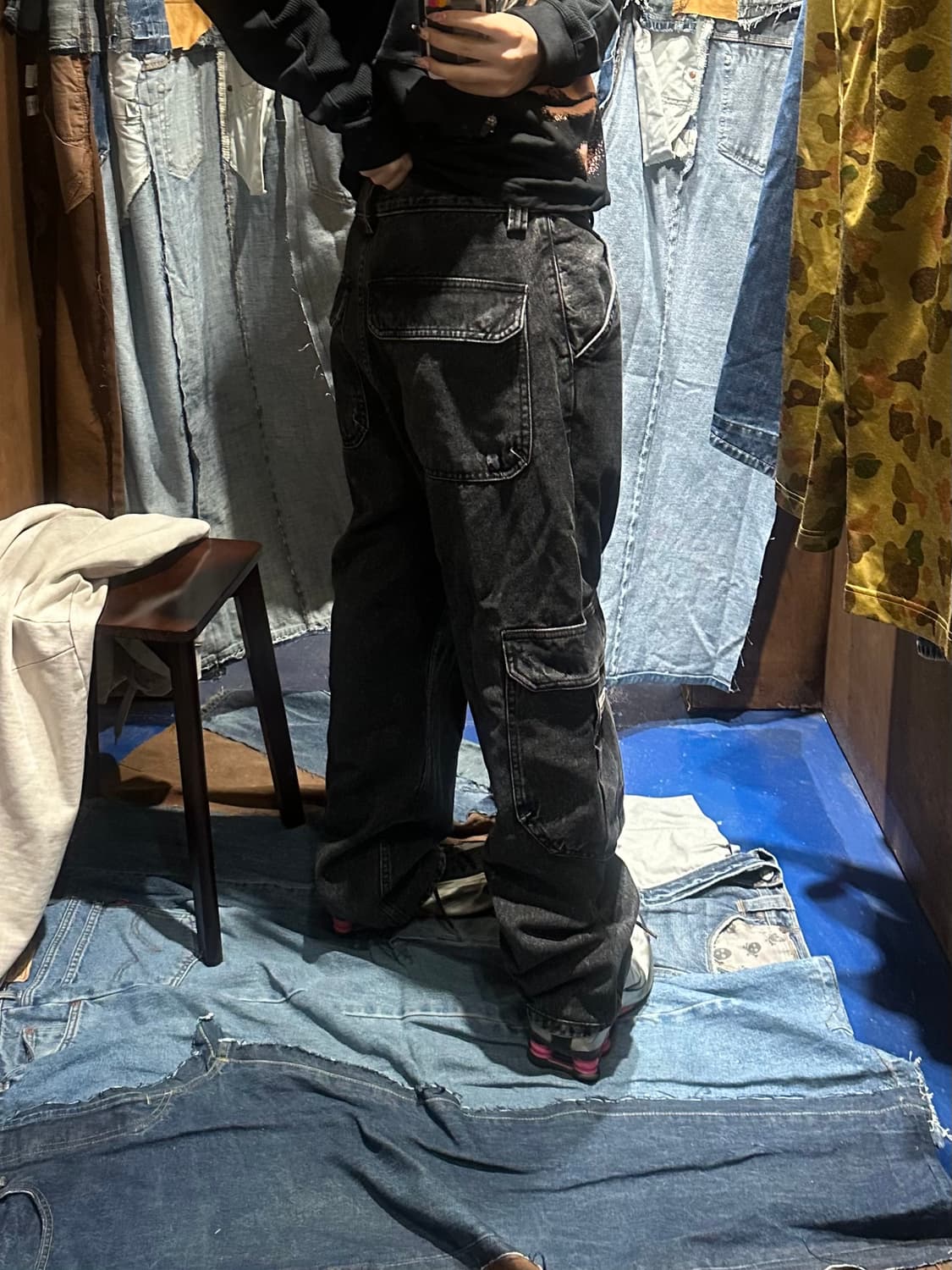 리바이스 블랙데님 카고 팬츠  상품이미지6