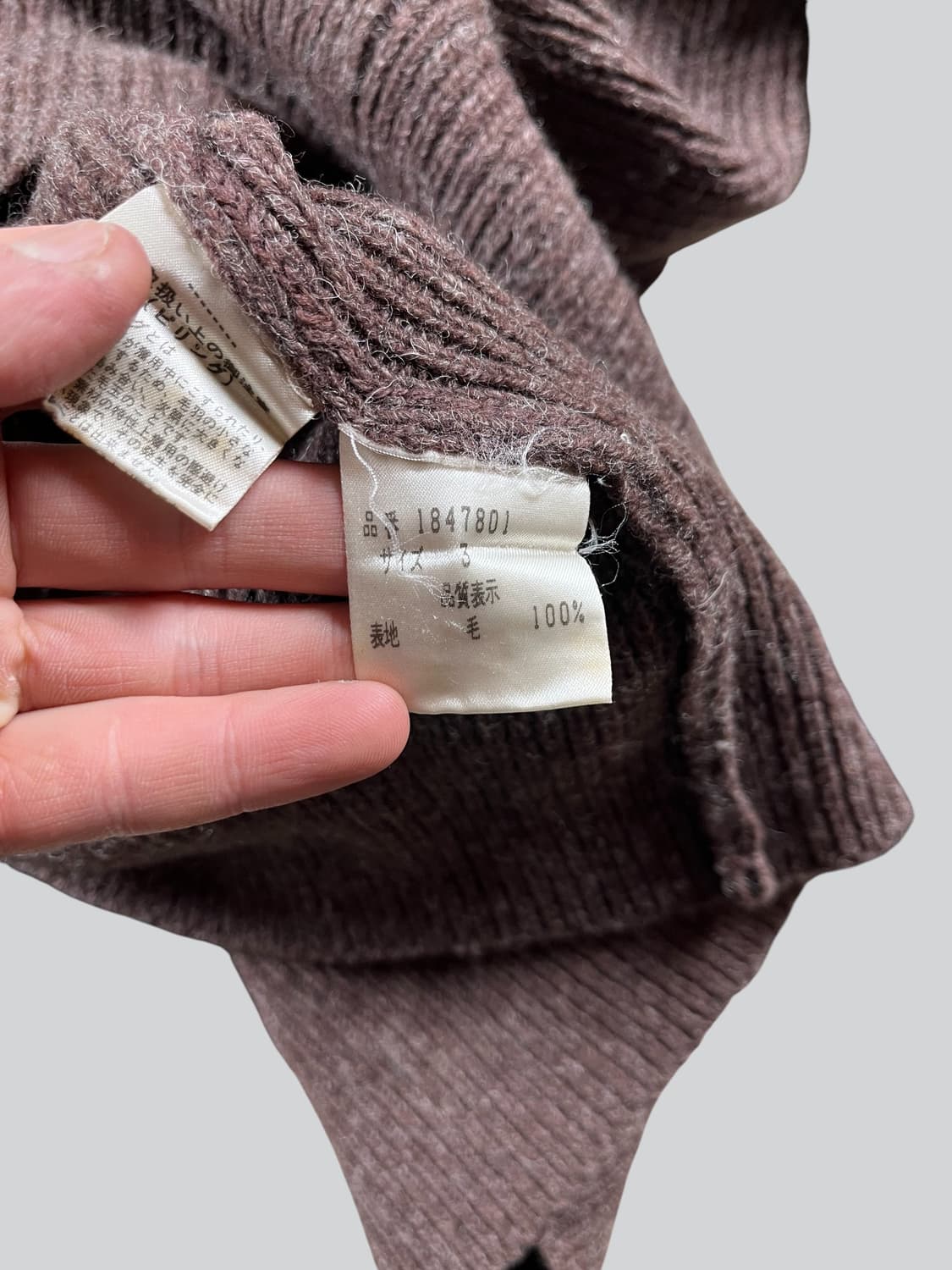 TAKESHI YAJIMA  니트 후드집업 상품이미지5