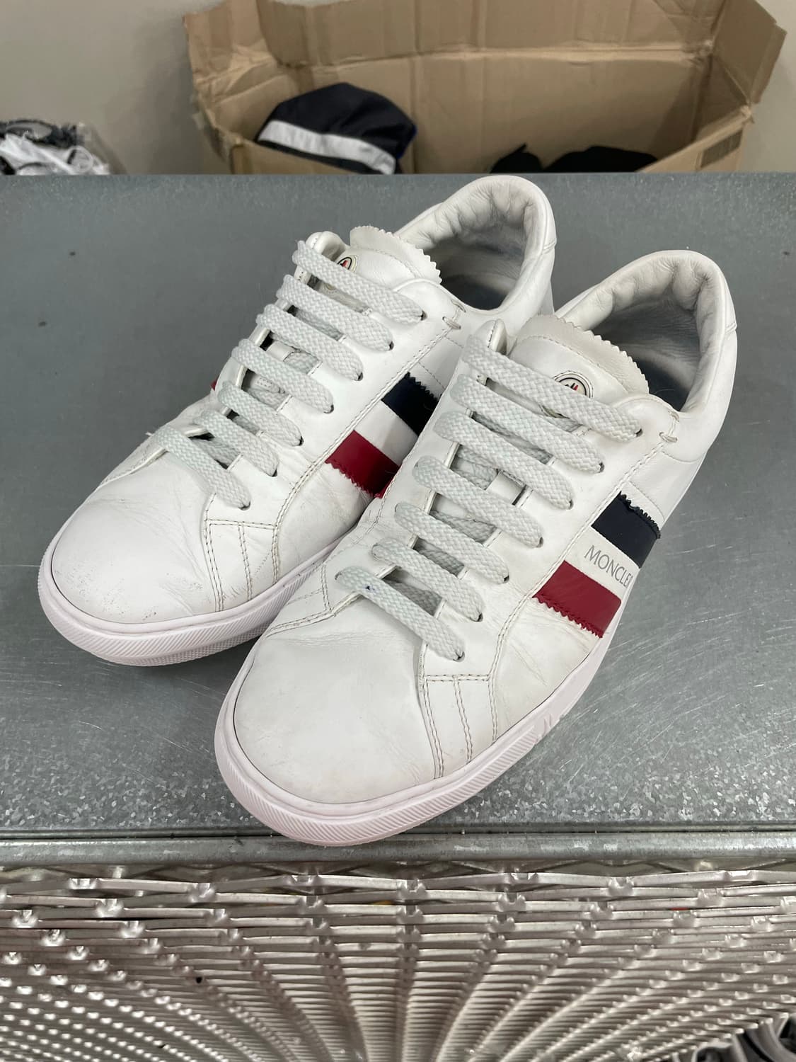 몽클레어 뉴 모나코 삼선 스니커즈 41 상품이미지2