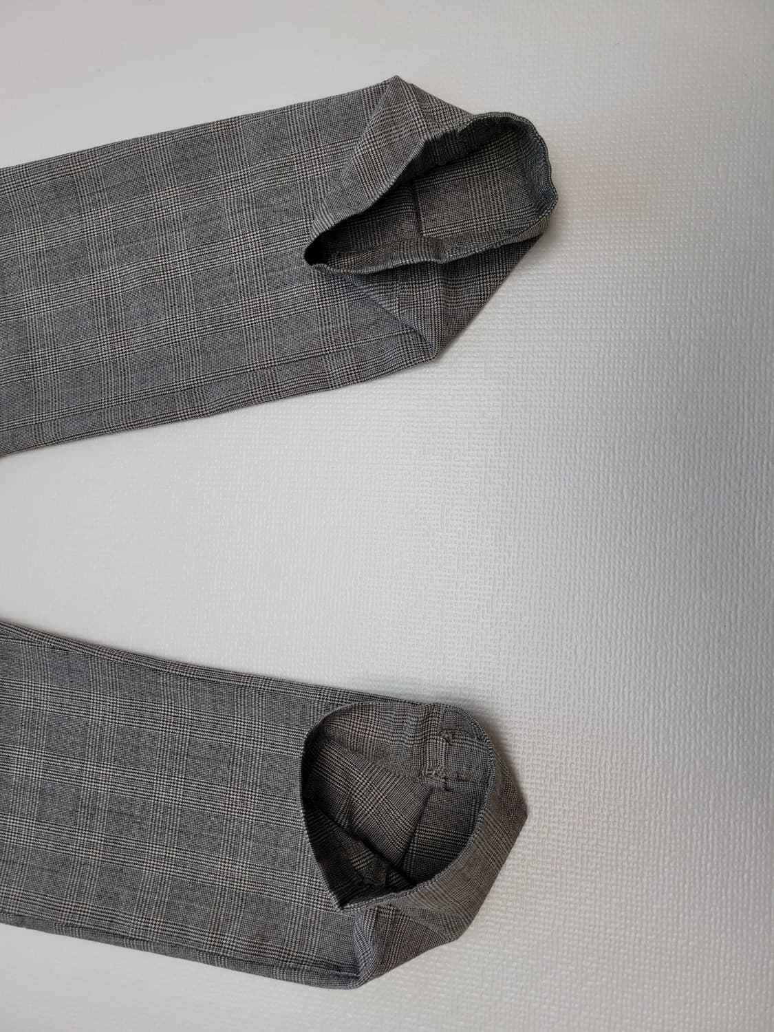 코모도스퀘어 COMODO 남자 체크패턴 모직 바지 33 브라운 상품이미지8