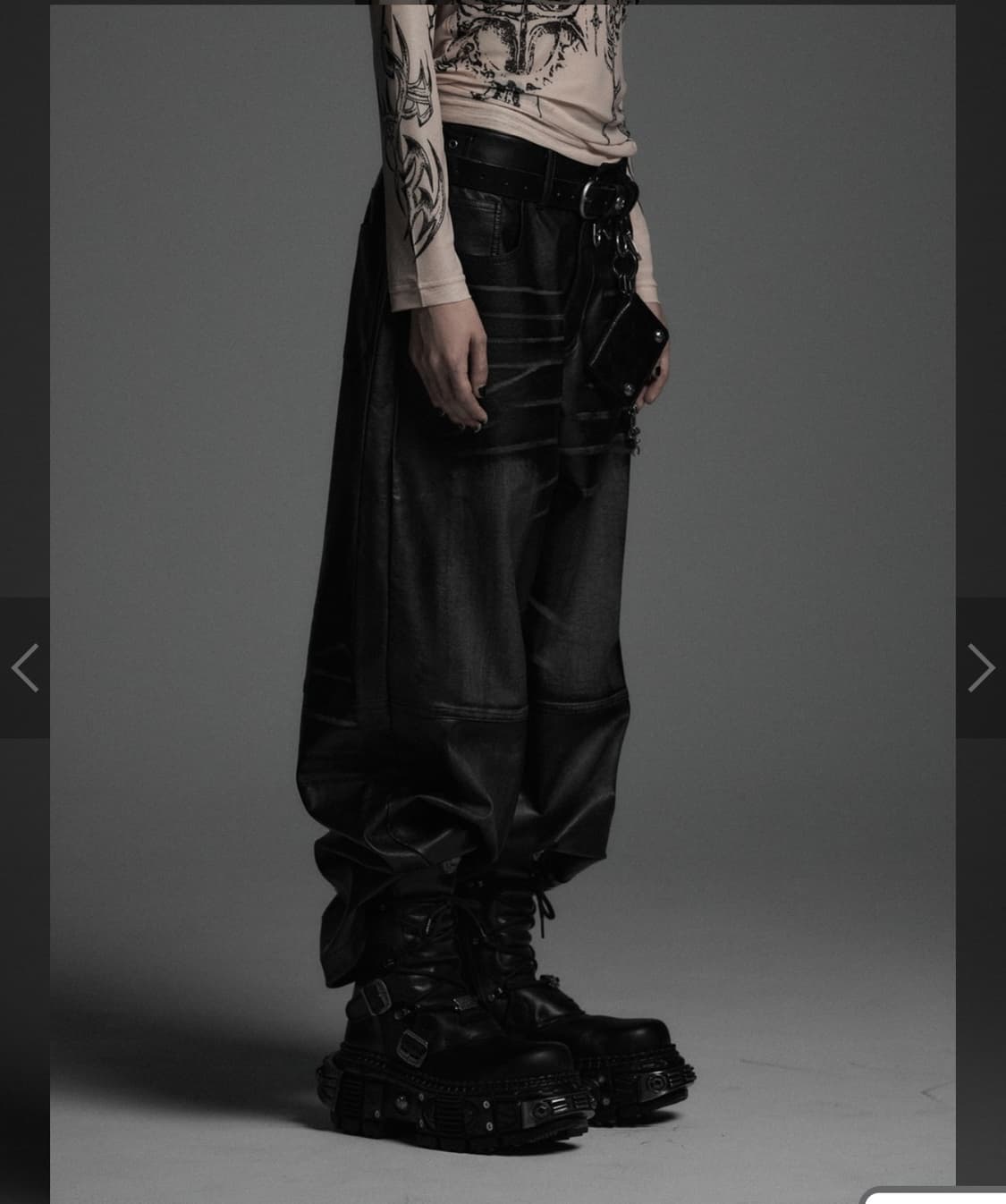 rosenkreuz leather pants 상품이미지2