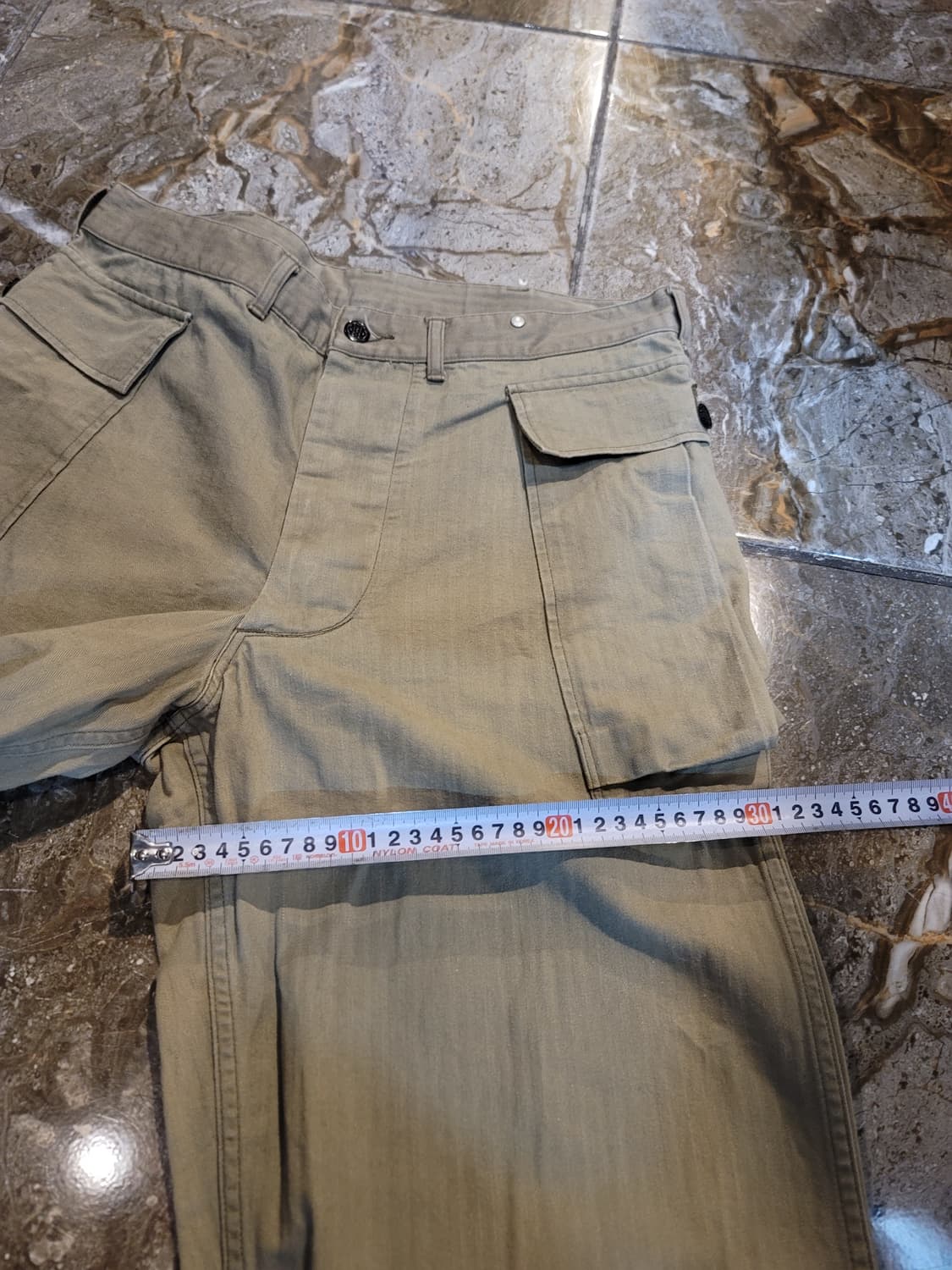 웨어하우스 헤링본 밀리터리 카고 팬츠  상품이미지5