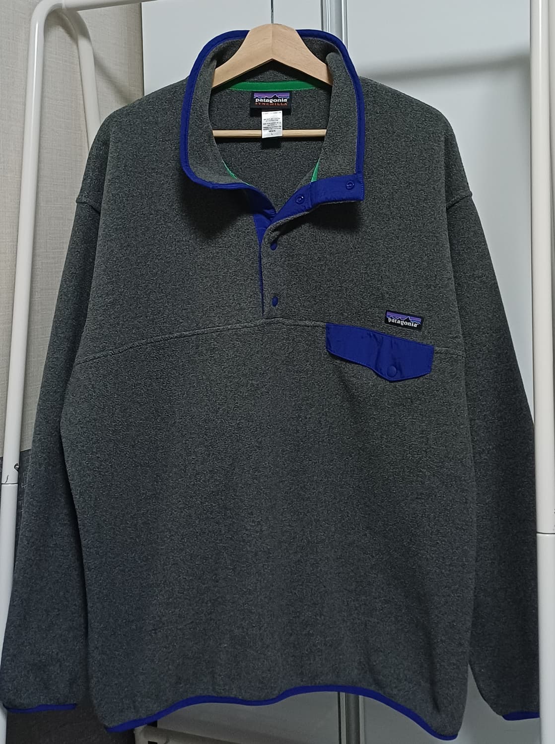 [L] 파타고니아 신칠라 스냅티 니켈 / 블루 상품이미지1