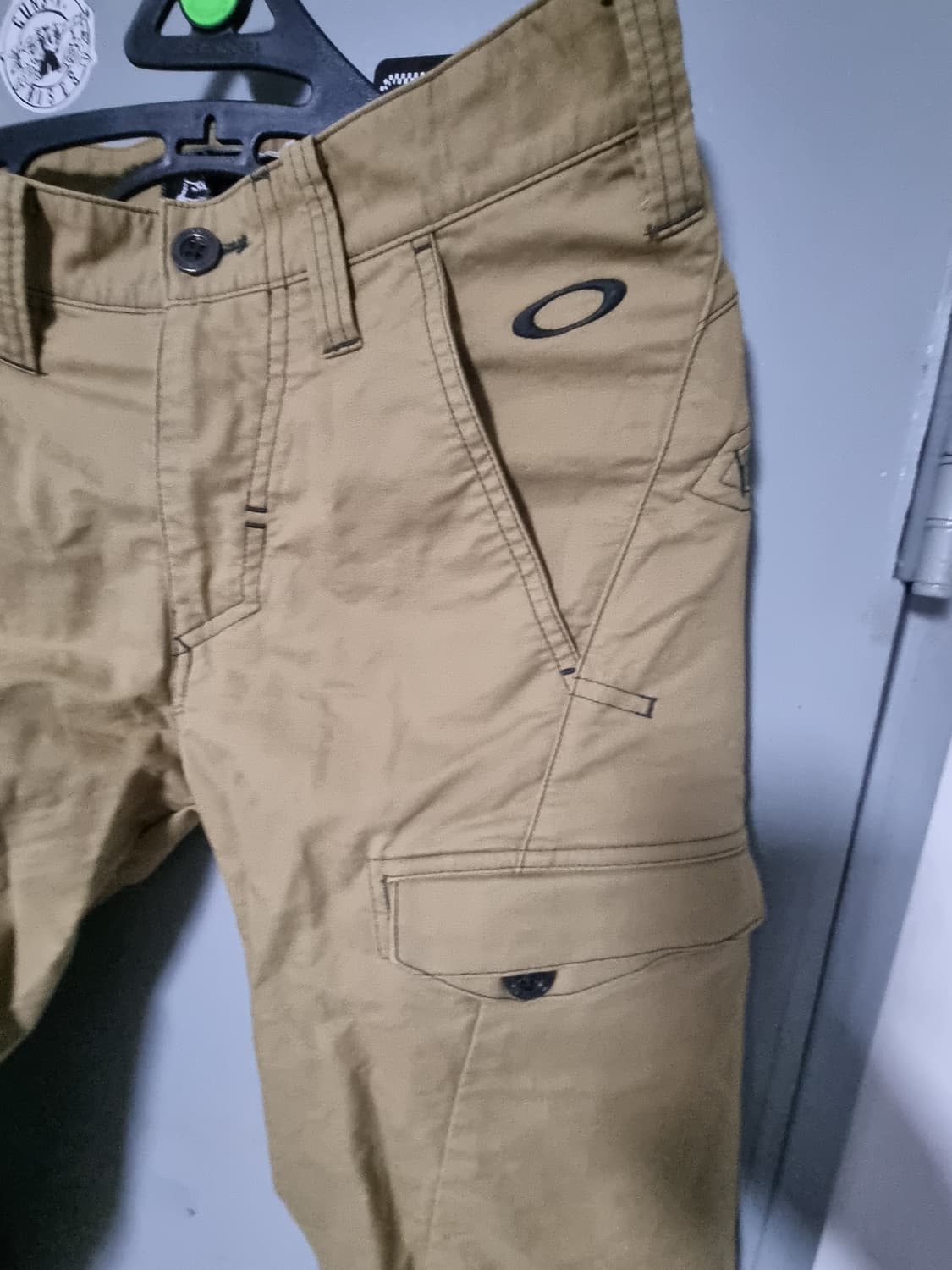 오클리 트위스트 슬림 부츠컷 카고 바지 상품이미지7