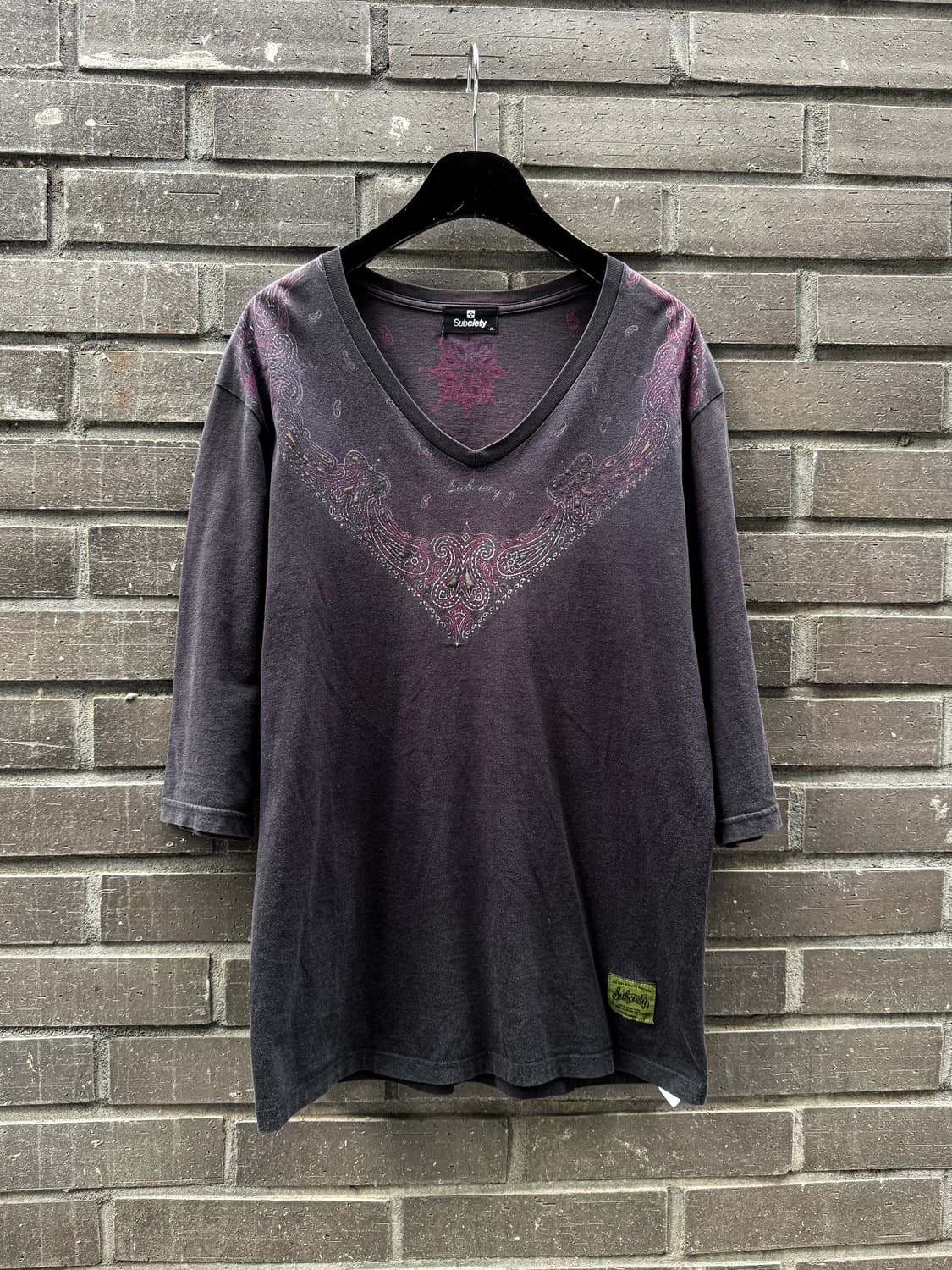 Paisley V-Neck T-shirt 상품이미지5