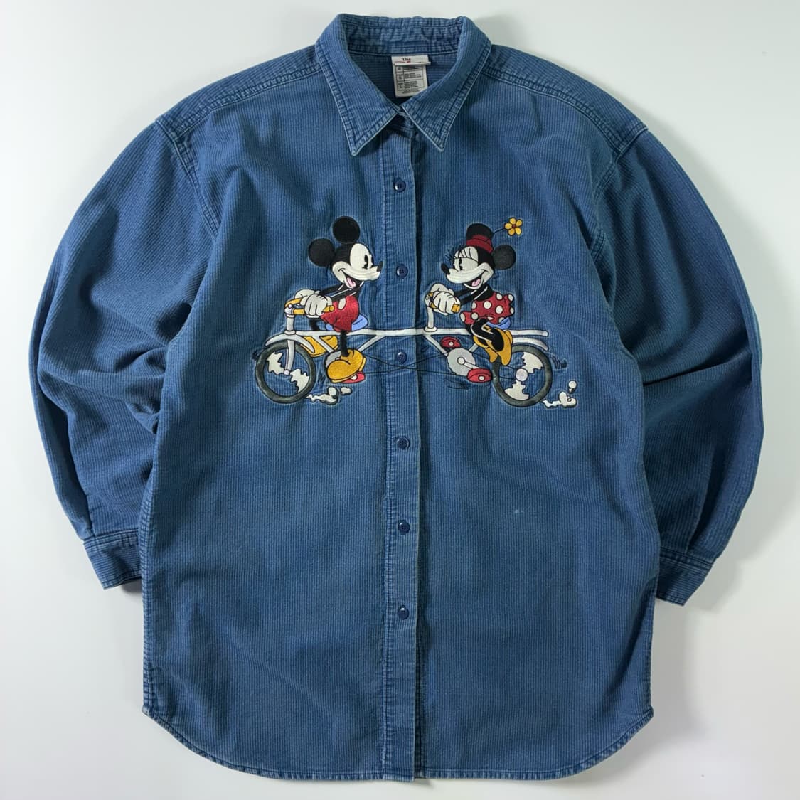 The disney  디즈니 90,s 미키마우스 데님셔츠  상품이미지1