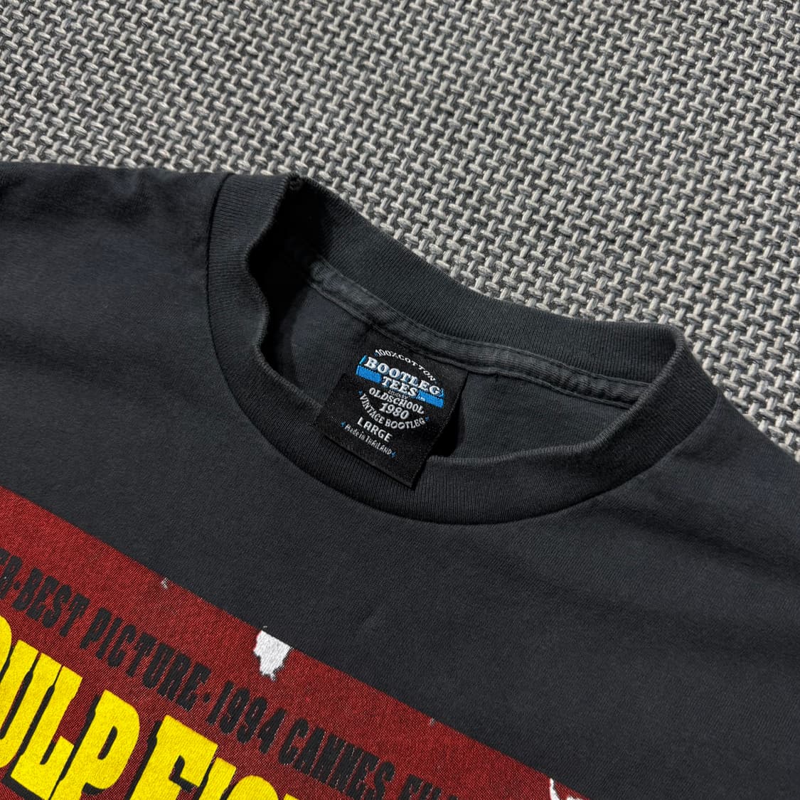새상품) 펄프픽션 락밴드 프린팅 티셔츠 (L/XL) 상품이미지4