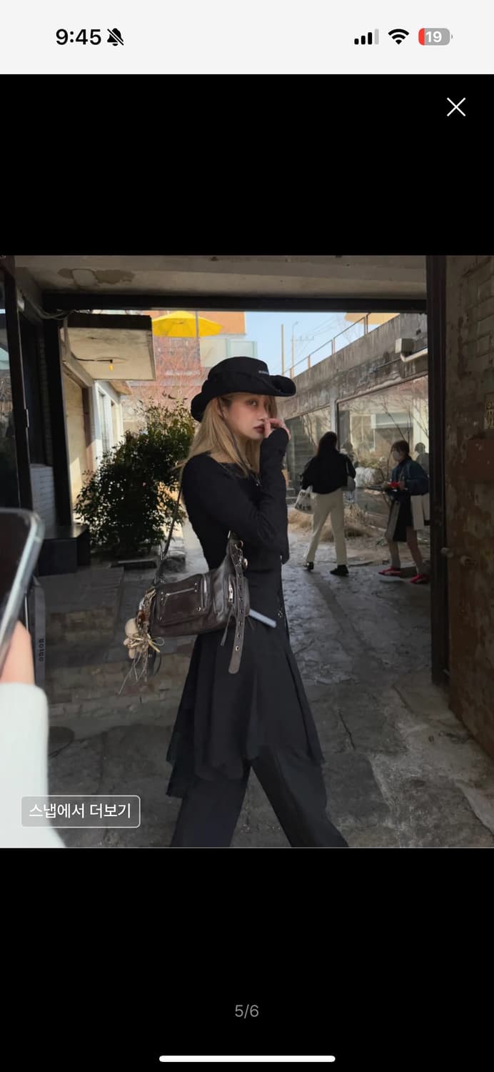 블랙퍼플 카우 트레일러 웨스턴 모자 블랙 상품이미지2