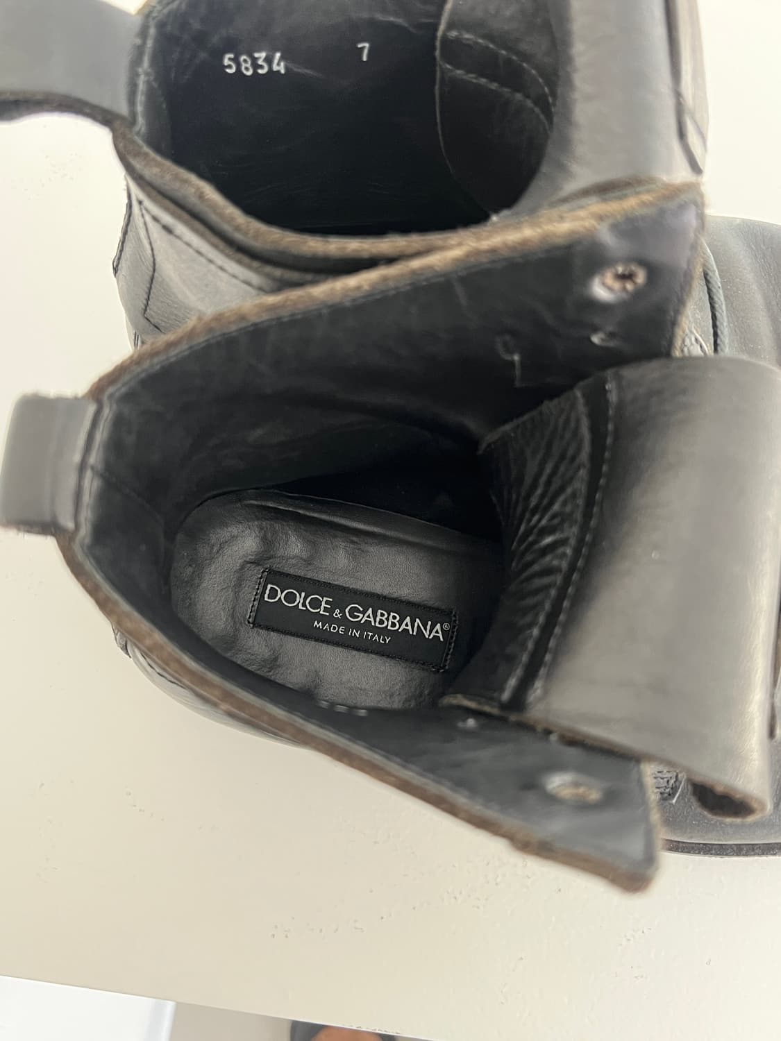 돌체앤가바나 아카이브 컴뱃 부츠 상품이미지4