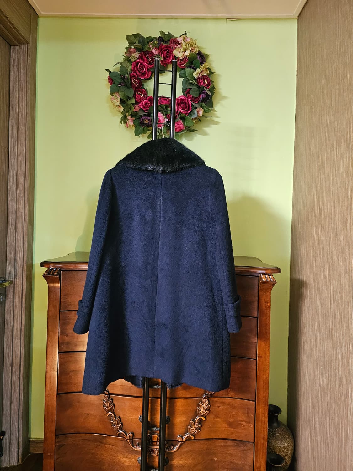 천연 머스크렛 수리알파카 코트 상품이미지4