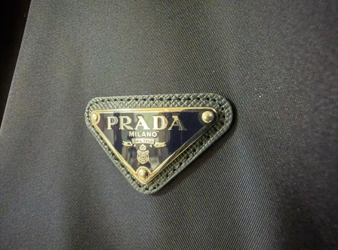 프라다 리나일론 봄버 자켓 네이비 상품이미지6