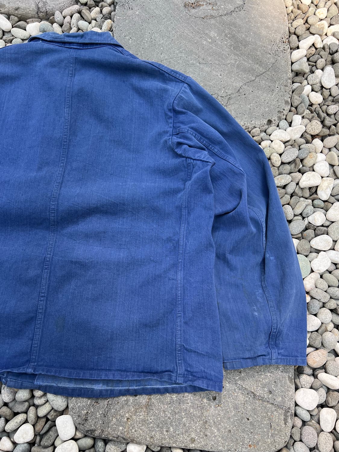 OLD VINTAGE "DENIM" FRENCH 빈티지프렌치데님워크자켓 상품이미지8