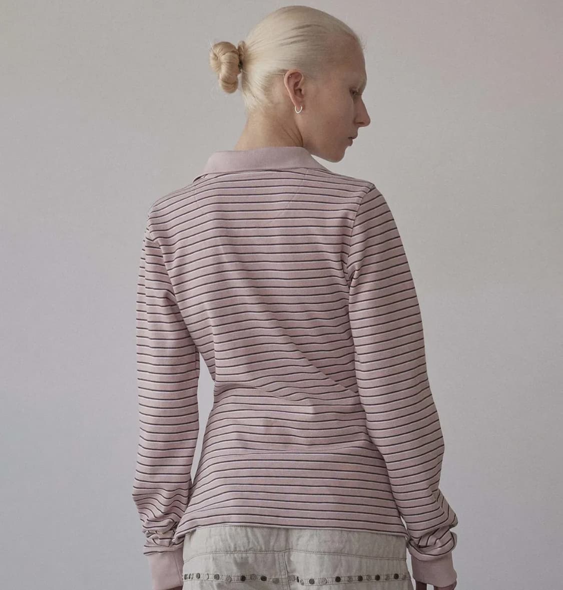 스컬프터 Shirring Tennis Shirt Pink  상품이미지2