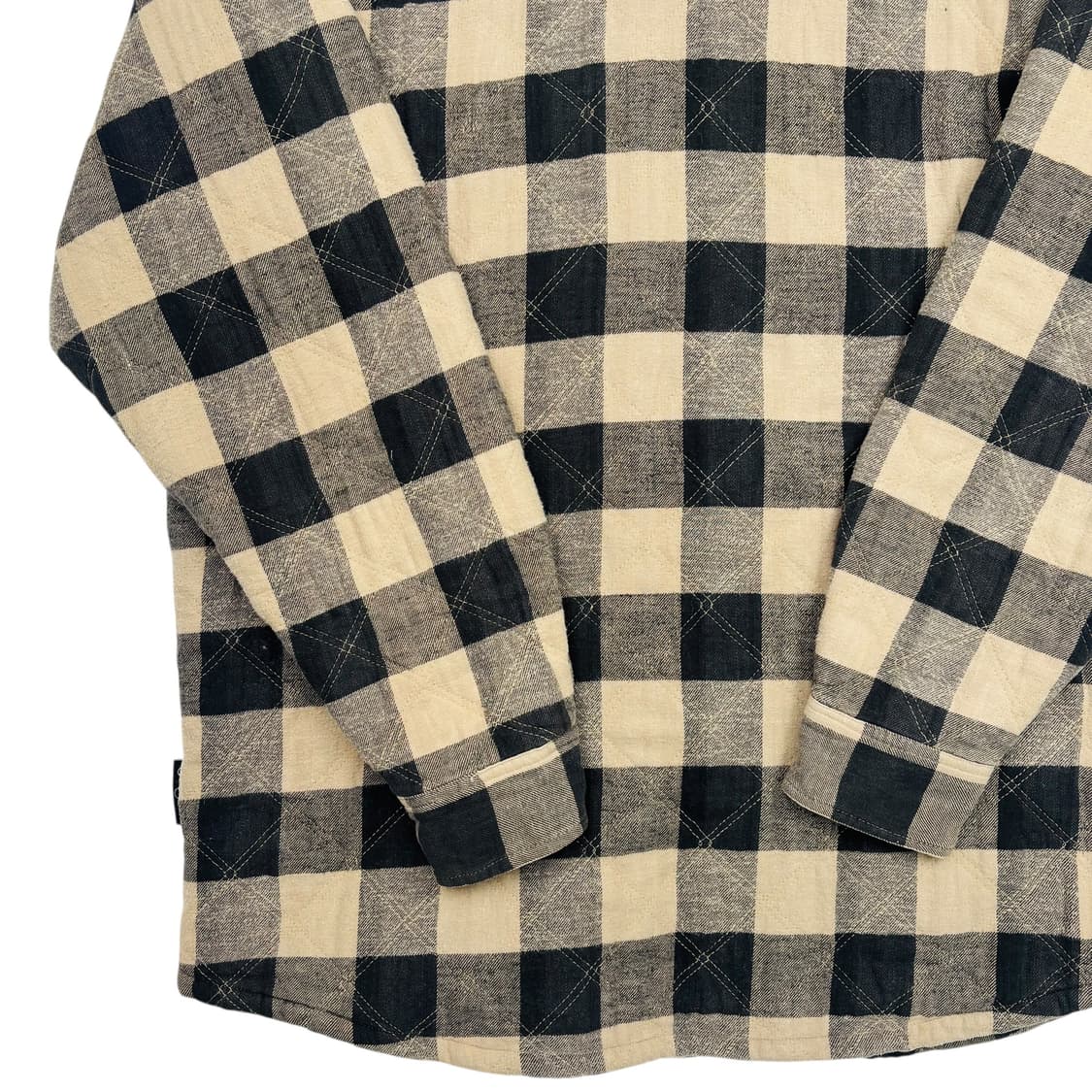 션존 올드스쿨 체크 누빔 셔츠 자켓 XL 상품이미지6