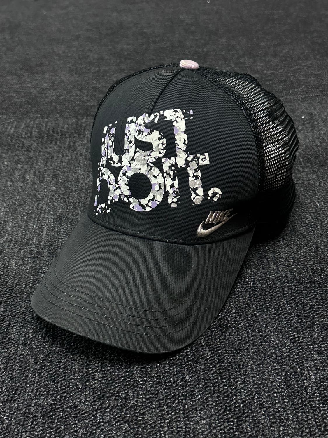 00‘s 나이키 JUST DO IT 스플래터 메시 캡 상품이미지2