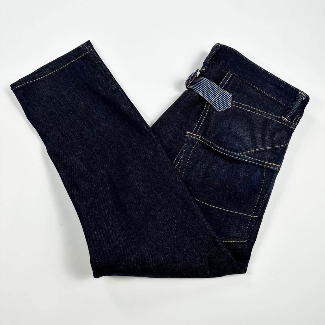 32, M 꼼데가르송 x 준야와타나베 사루엘 생지 데님팬츠 상품이미지2