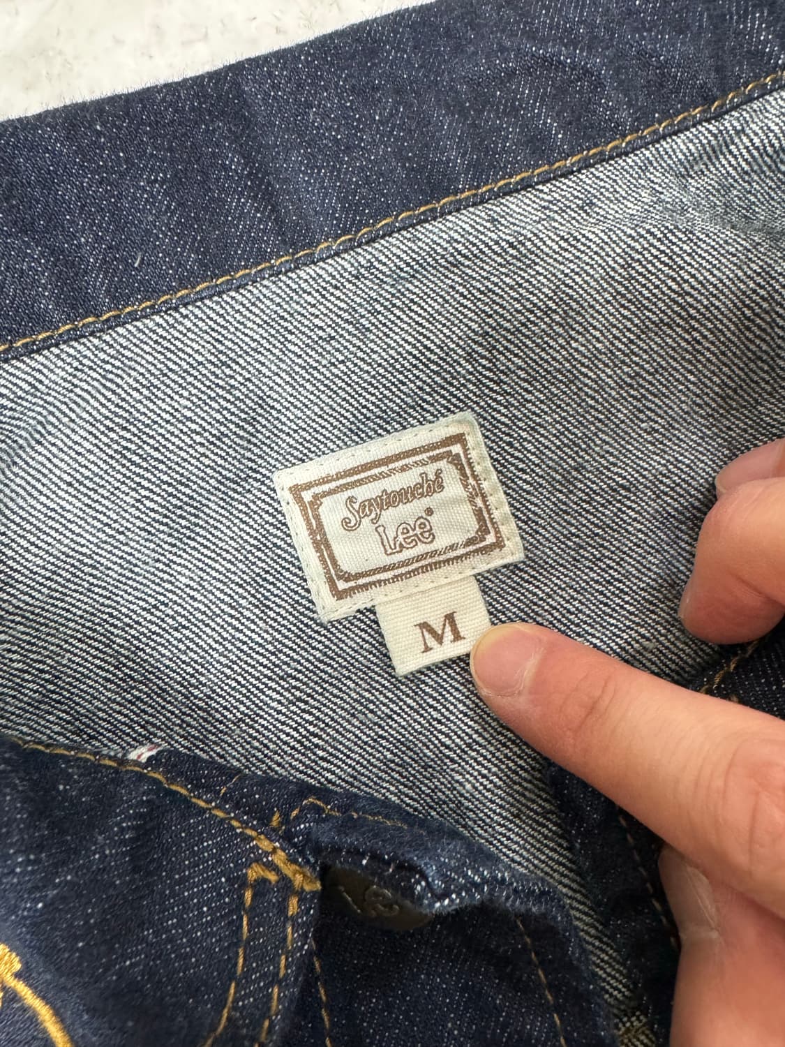 리 x 세이투셰 카우보이 셀비지 데님 셋업 M 상품이미지4