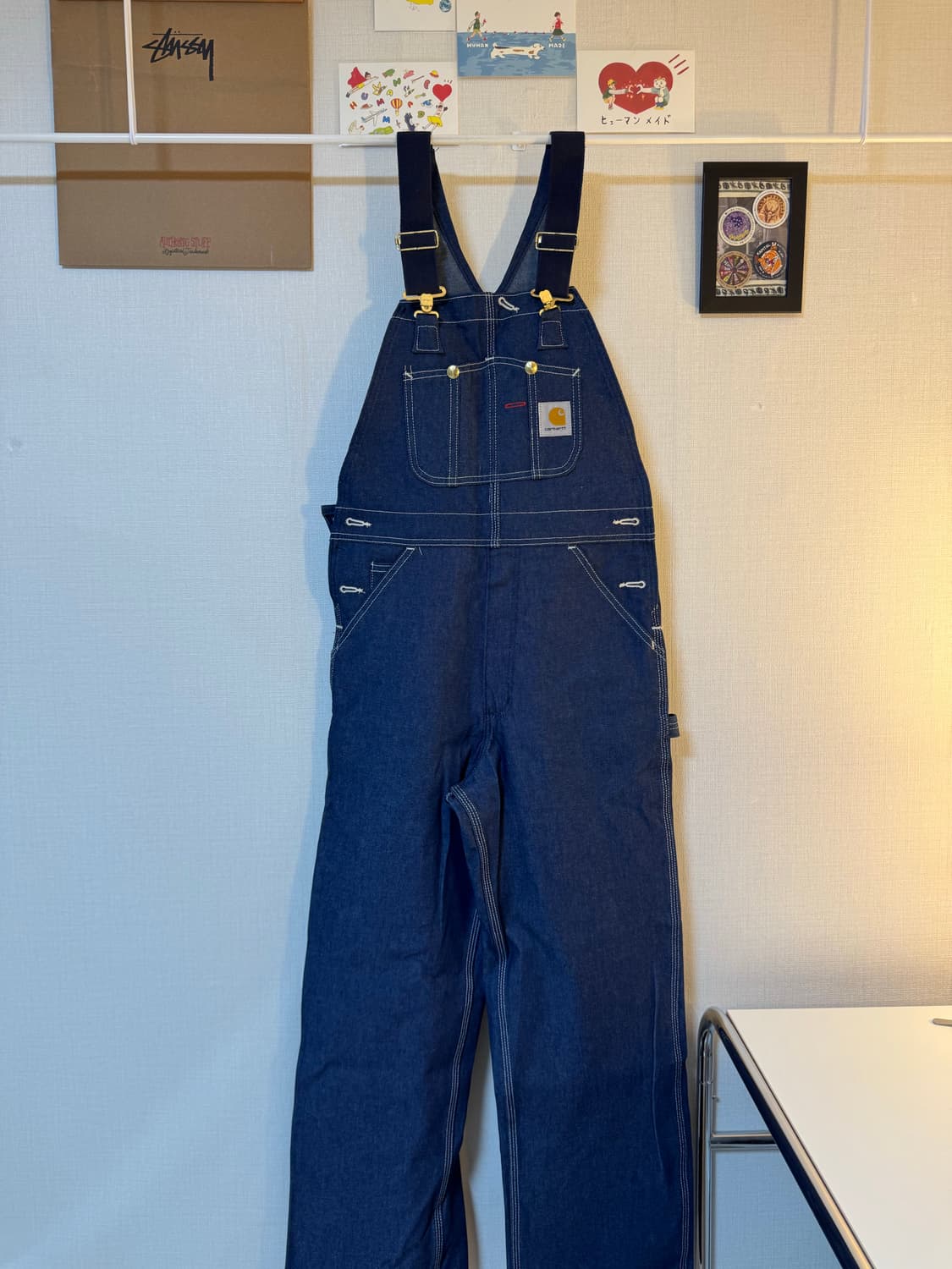 [새상품]칼하트 R08 데님 오버올 멜빵바지 상품이미지2