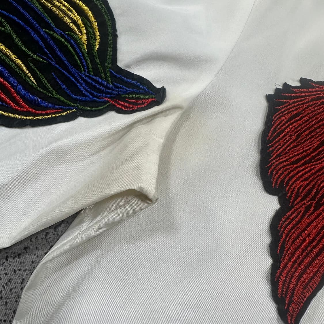 ✨ (바배) 빈티지 닭 자수 스카쟌 자켓 상품이미지5