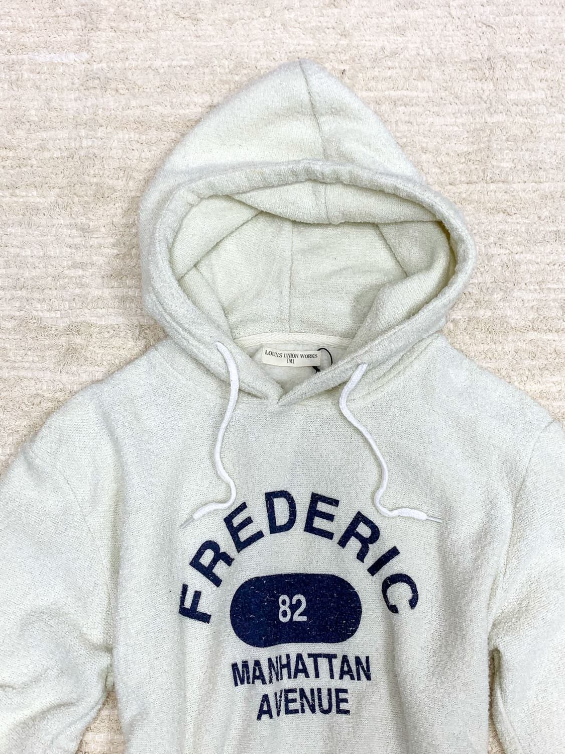 Ivory Fleece Hoodie 상품이미지2