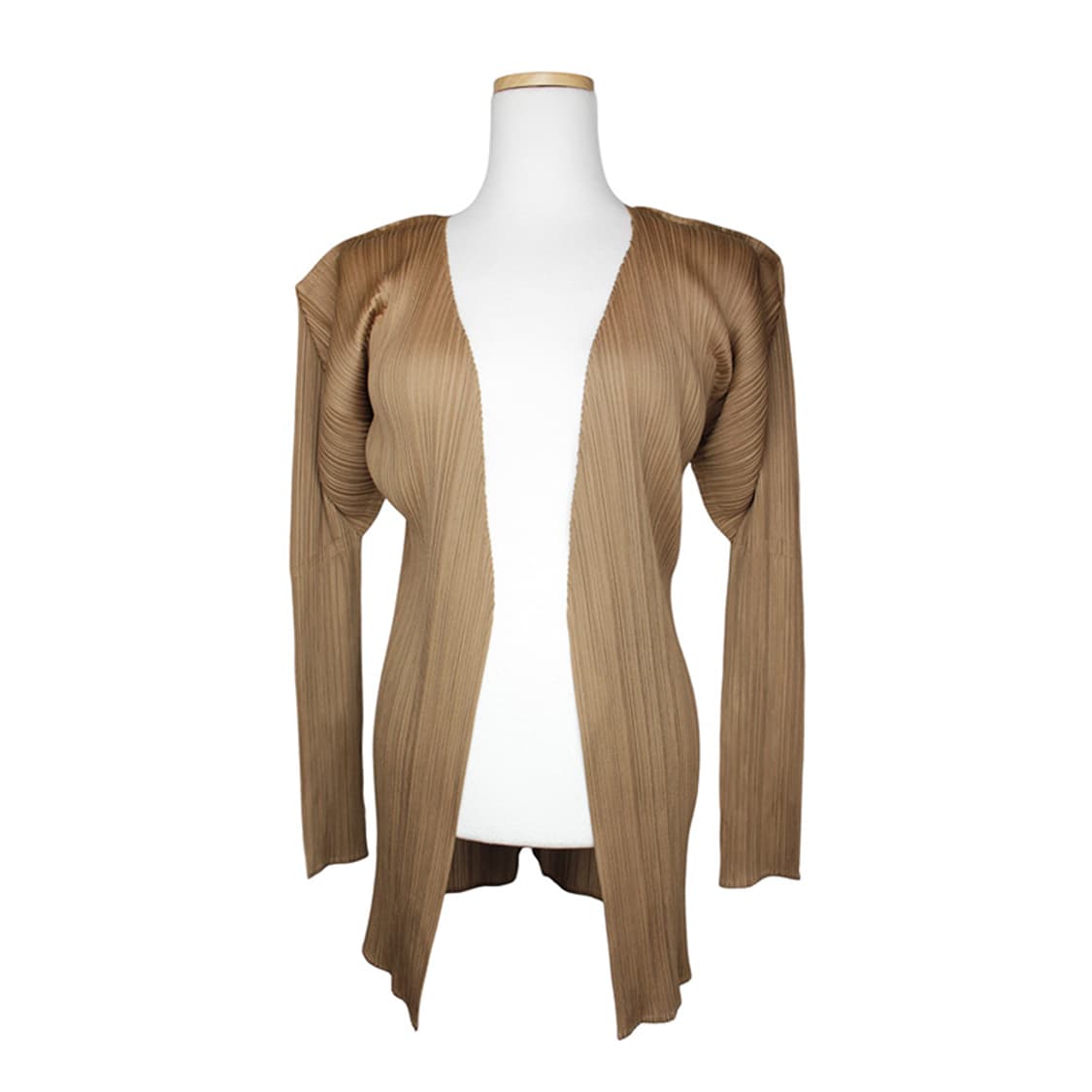 플리츠플리즈 카멜 가디건 M 상품이미지1