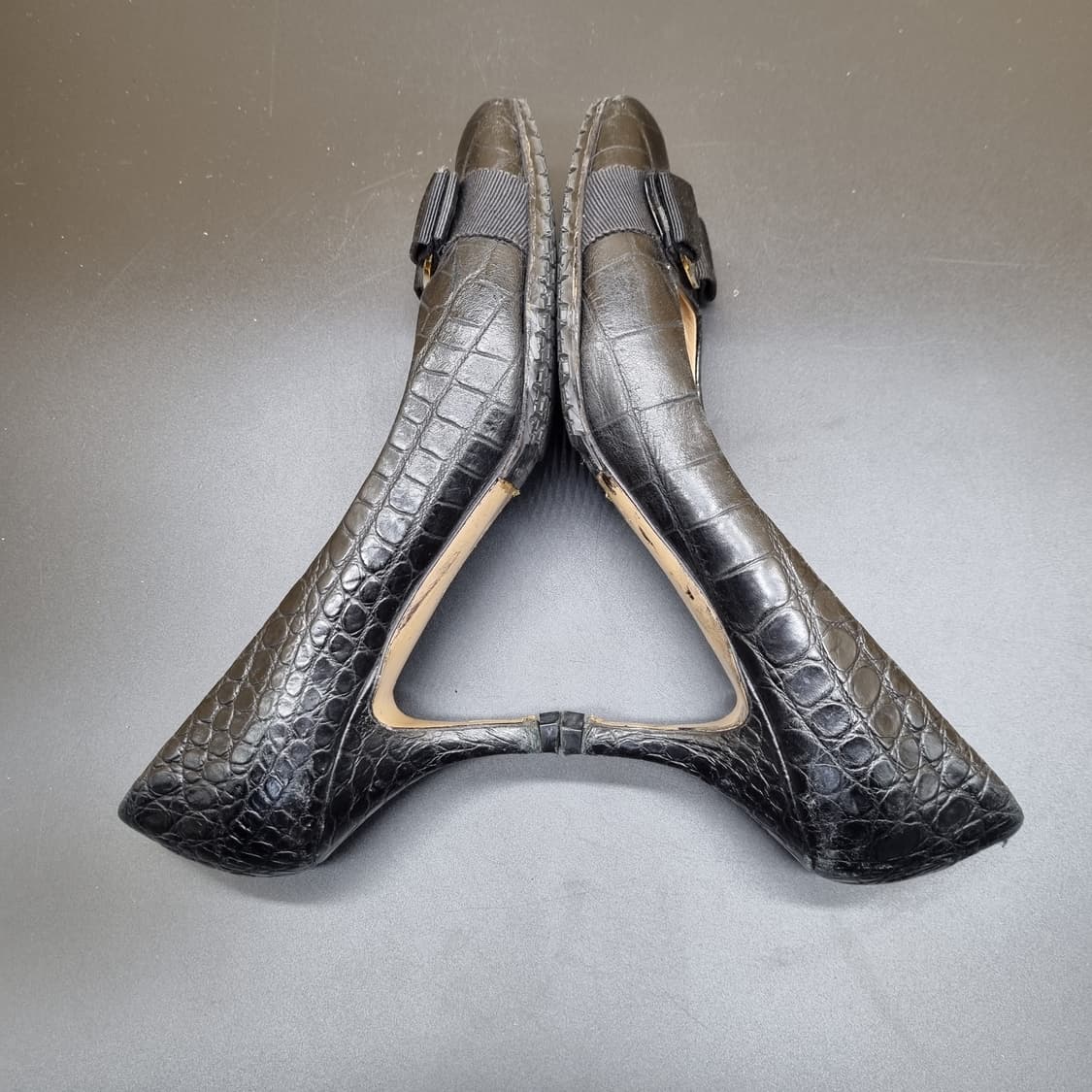 페라가모 여성구두7.5 250굽7 상품이미지5