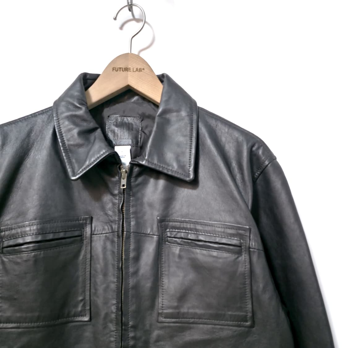 [L] 올드 갭 램스킨 필드 자켓 블랙 상품이미지3