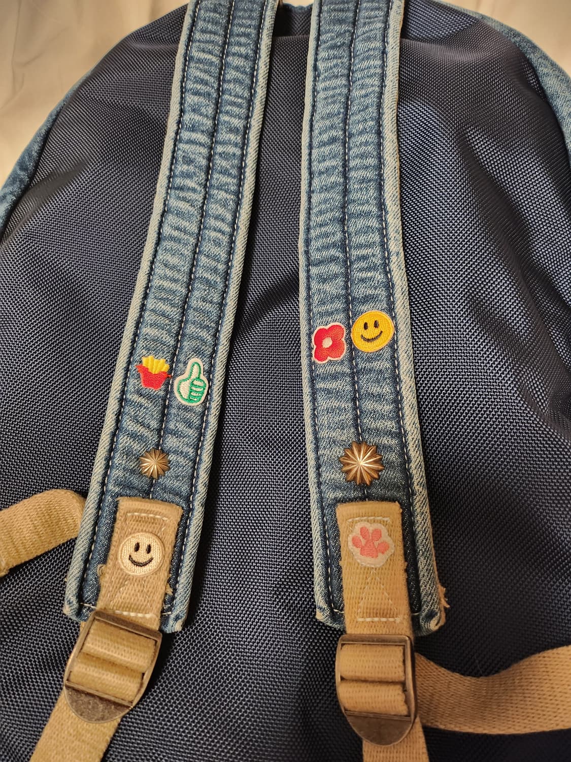 커스텀 데님 백팩 상품이미지5
