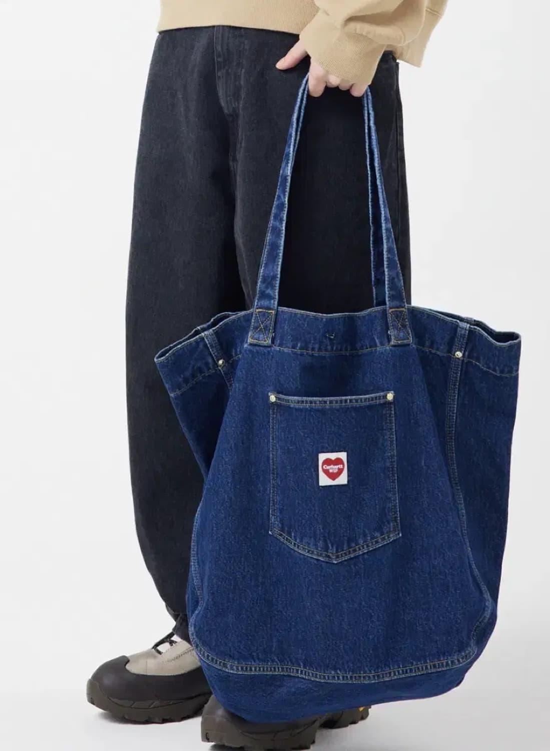 칼하트 윕 토트백 블루 가방 상품이미지2