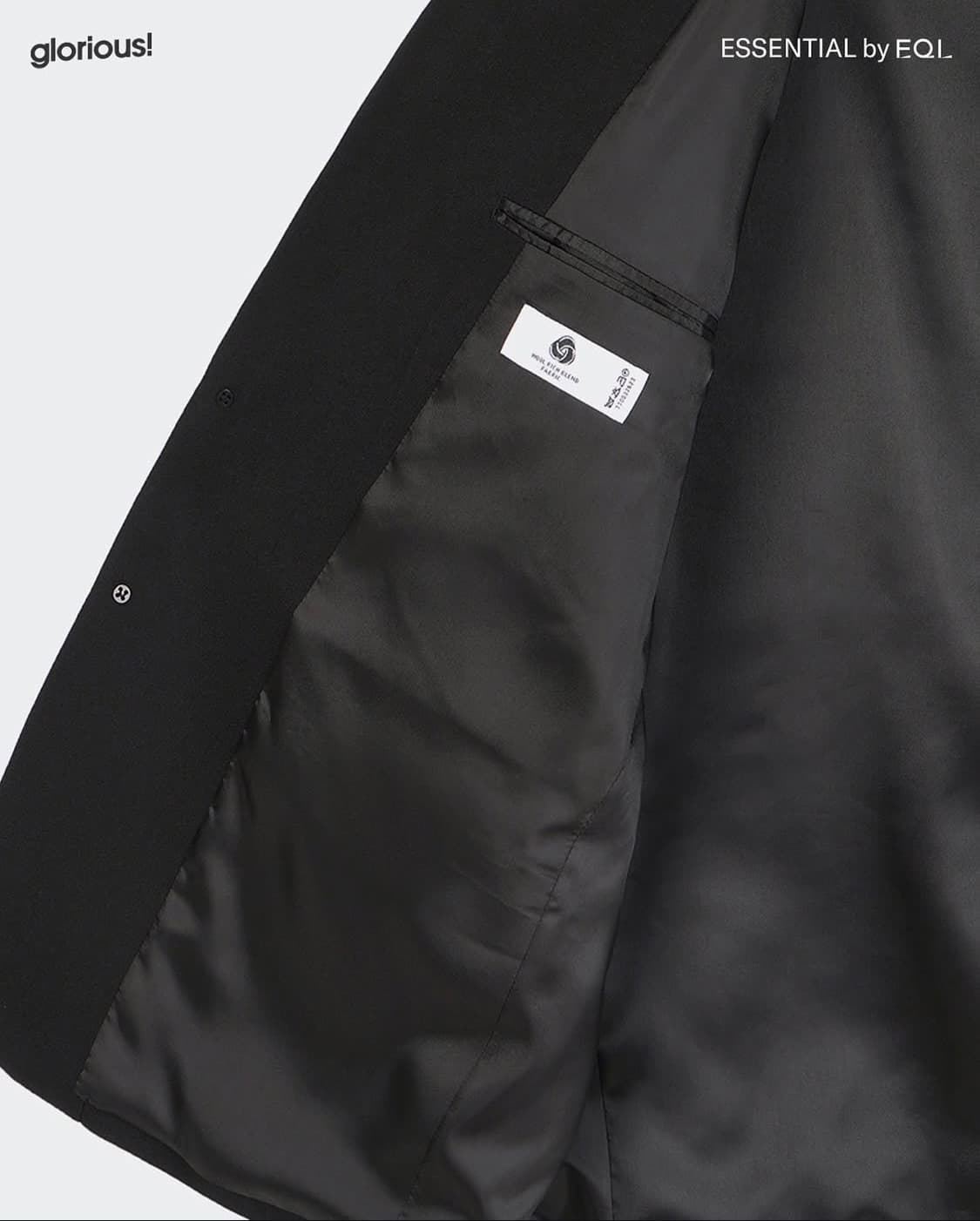 glorious!XEQL Premium Wool Jacket Black 상품이미지3