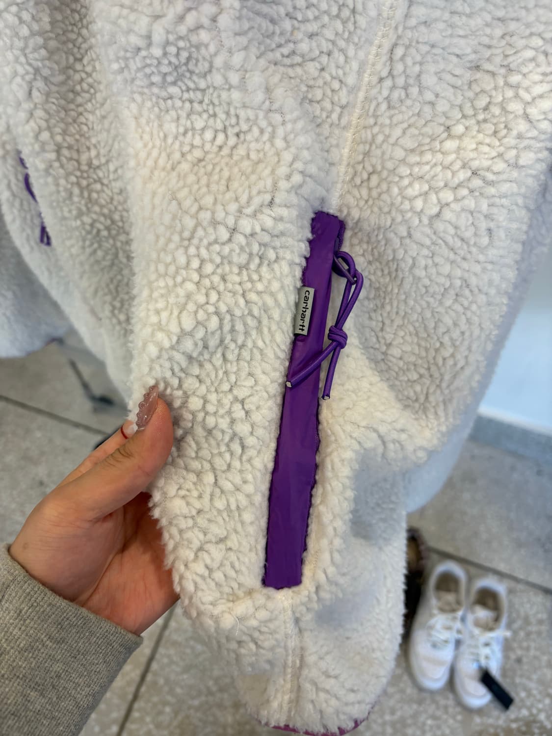 CARHARTT purple fleece 상품이미지3