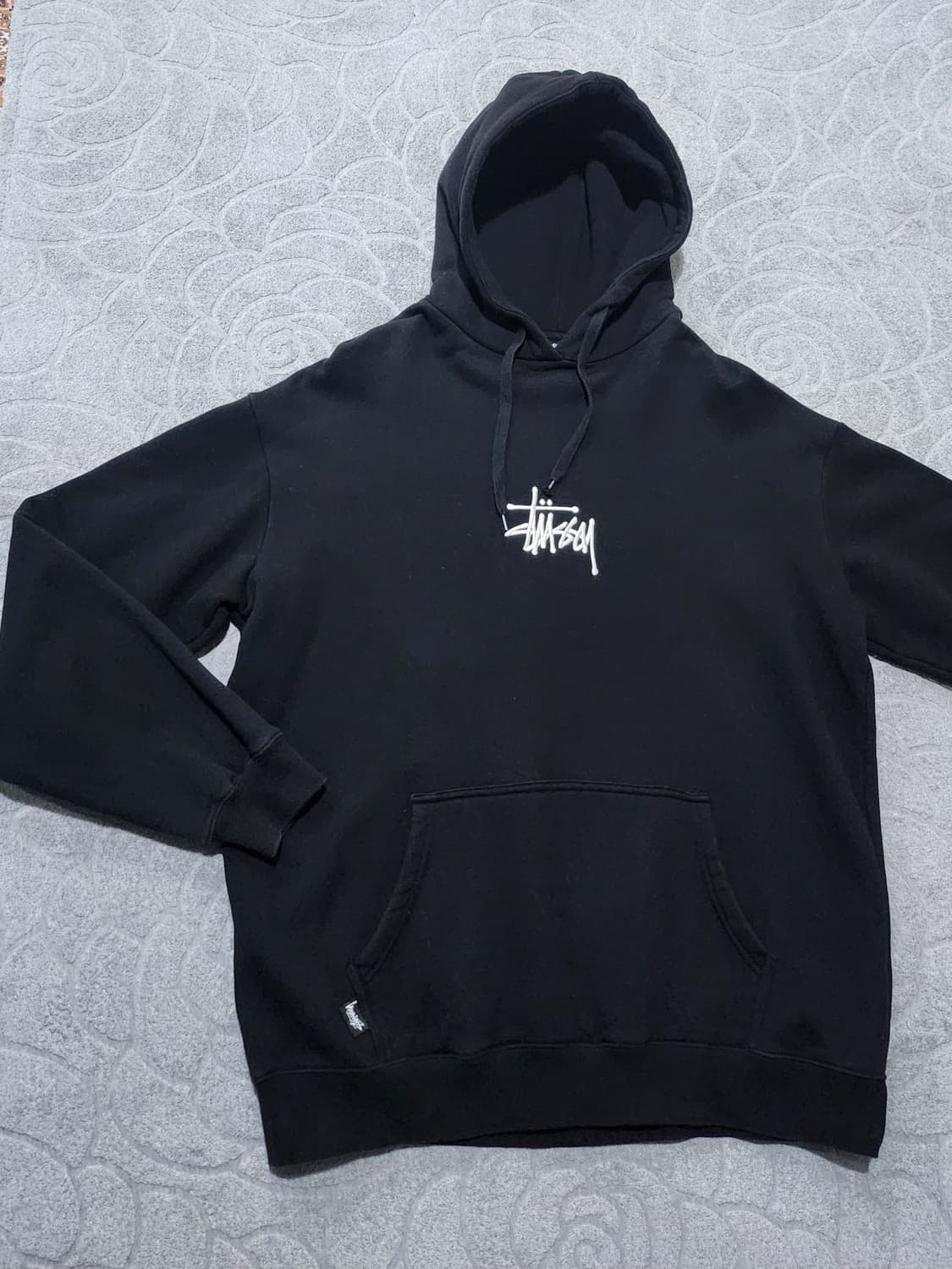 스투시(Stüssy) 블랙 후드티 상품이미지2