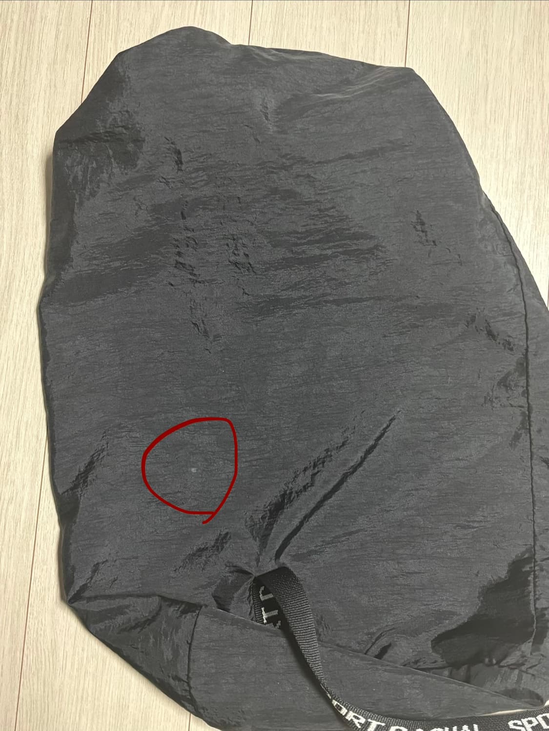 헤리티지 플로스 나일론 워셔 스포츠 백 블랙 상품이미지5