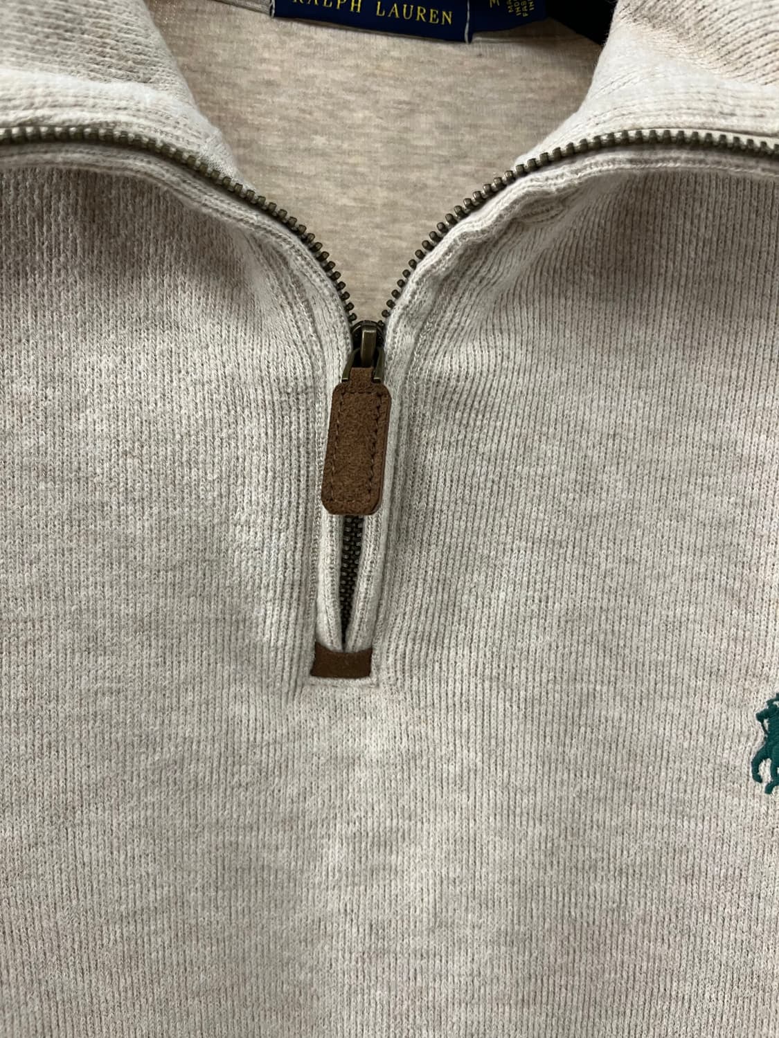 Polo RalphLauren 폴로 랄프로렌 신형 라벨 반집업 M 상품이미지3