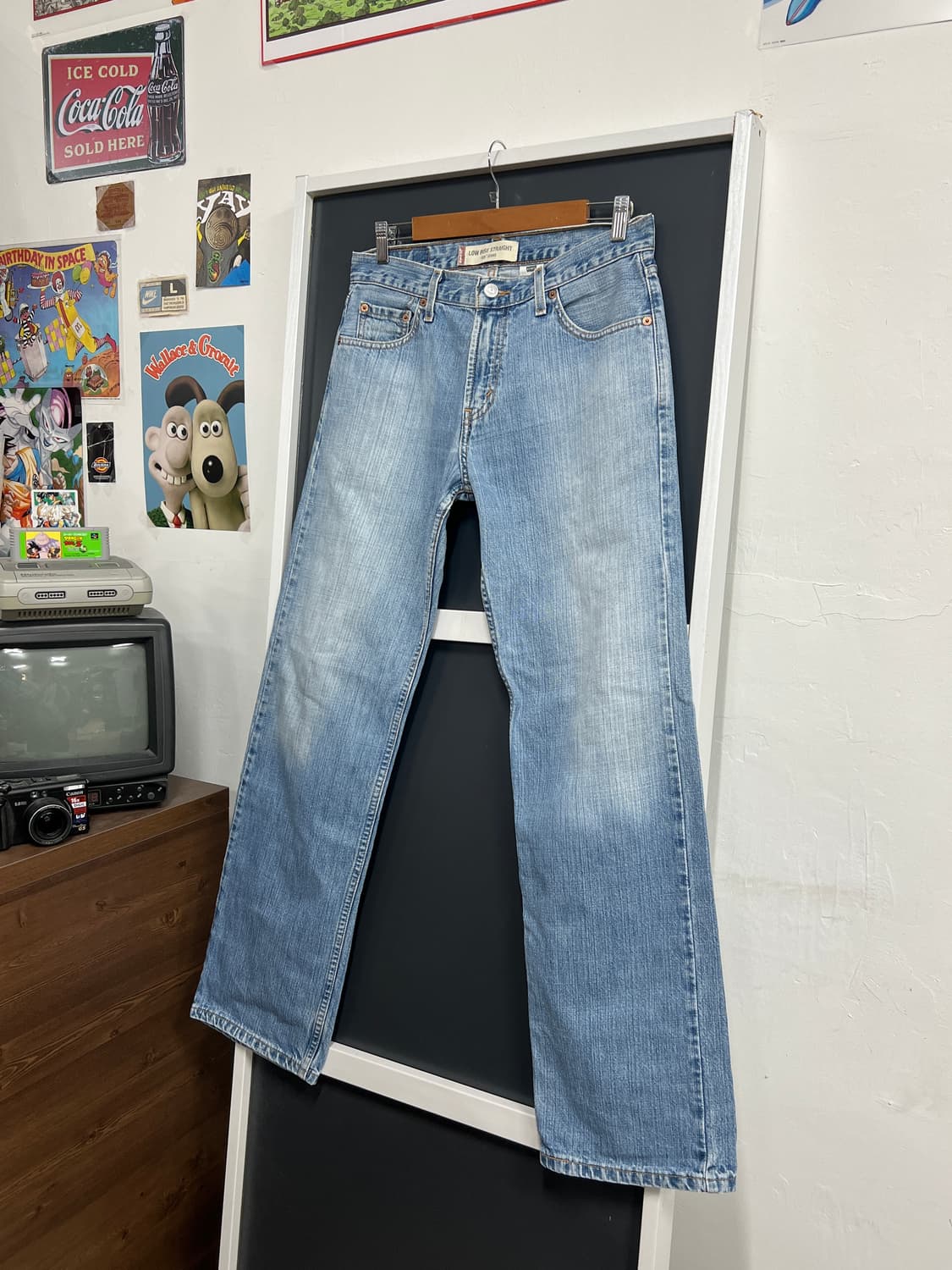 00s Levis 리바이스 529 로우 라이즈 스트레이트 데님 팬츠 상품이미지8