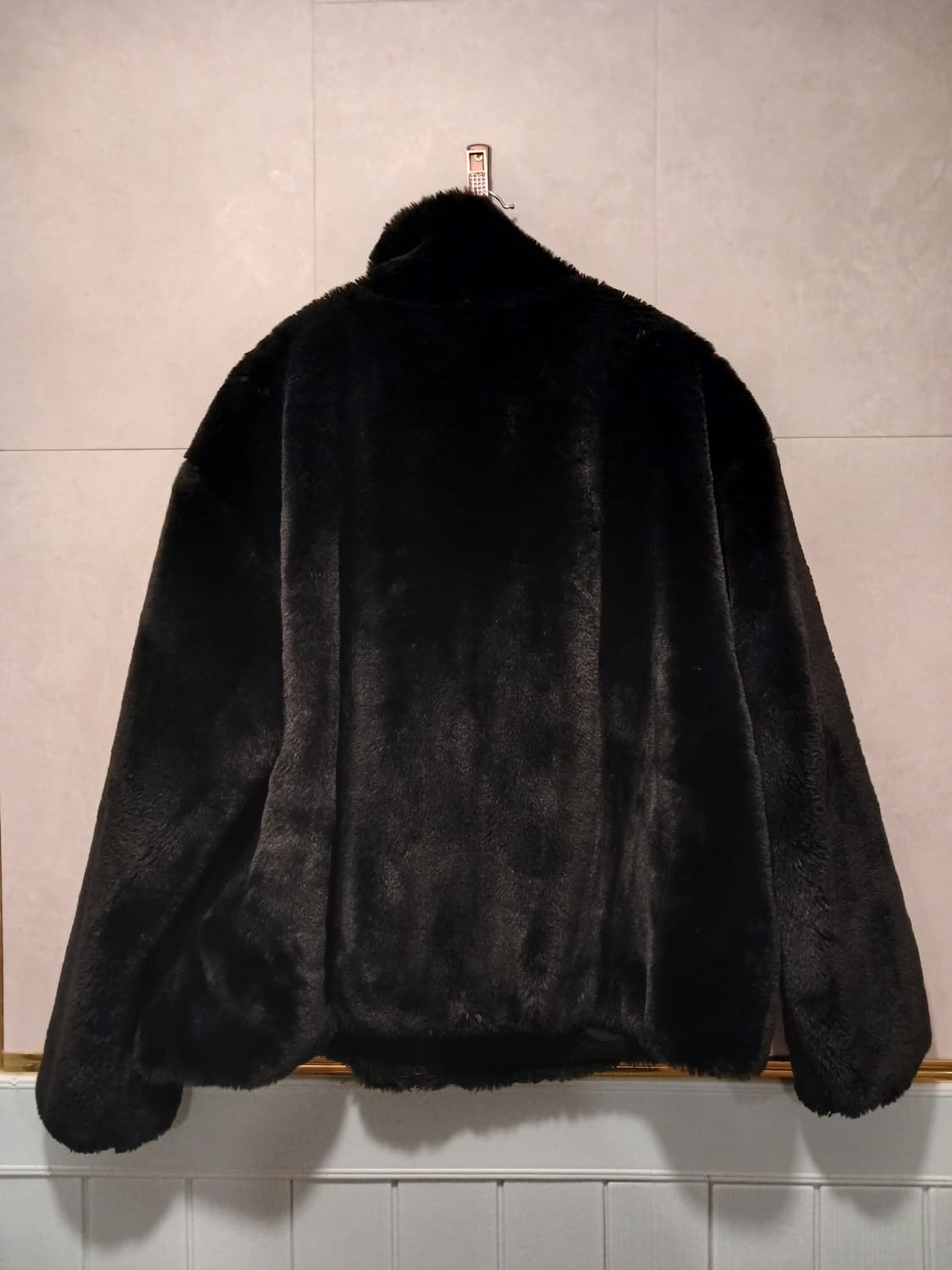 나이키 빅스우시 정품 여성 블랙 퍼 자켓 XL 사이즈 상품이미지9