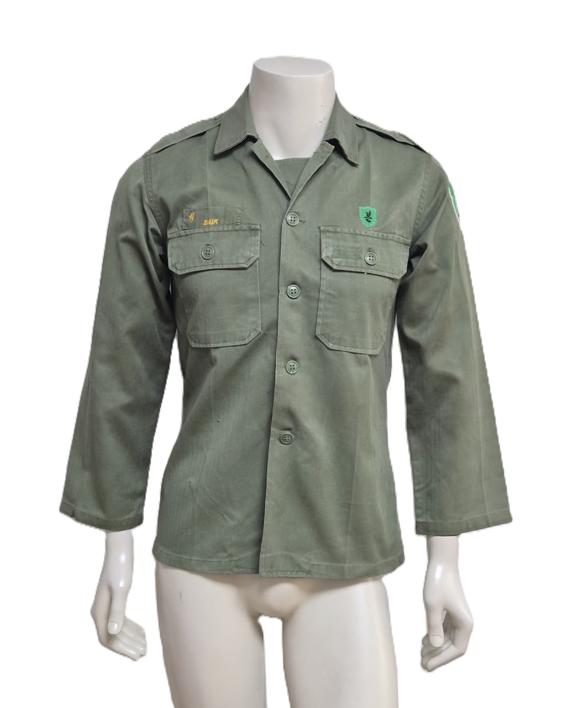 육군 구형 73사단 민무늬 전투복 상의 자켓 (S) 상품이미지1