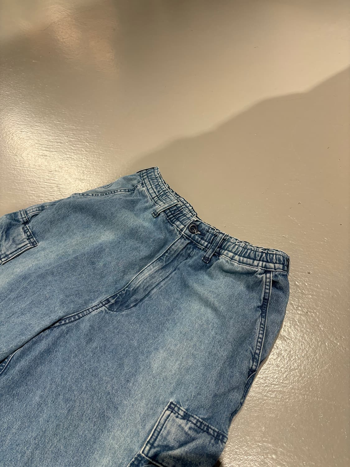 빈티지 데님 카고 팬츠 (벌룬핏) 상품이미지4